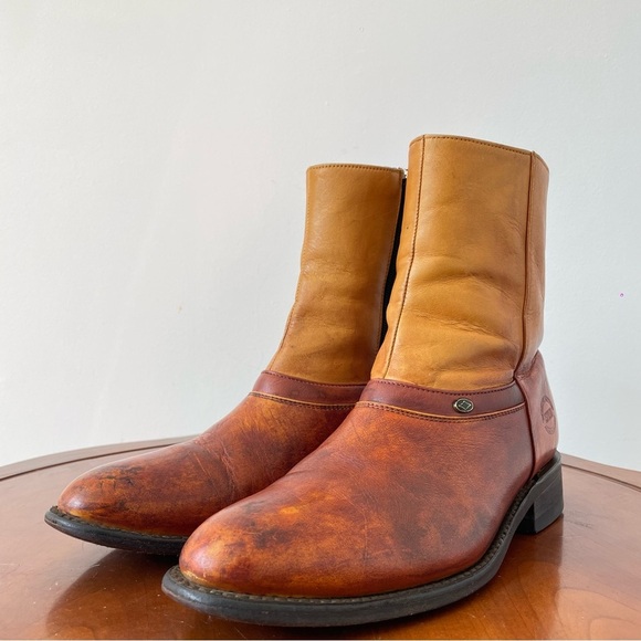 Estribo Men’s Bovine Leather Cowboy Moto Riding Boot | US 7.5 - Picture 1 of 10